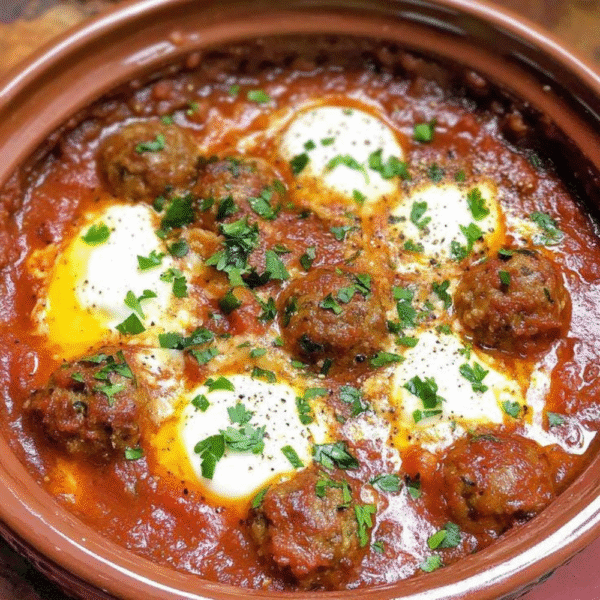 Tajine Kefta aux Œufs