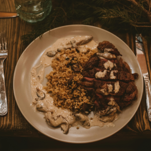 Steak Maison Sauce Champignons