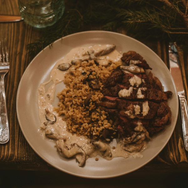 Steak Maison Sauce Champignons